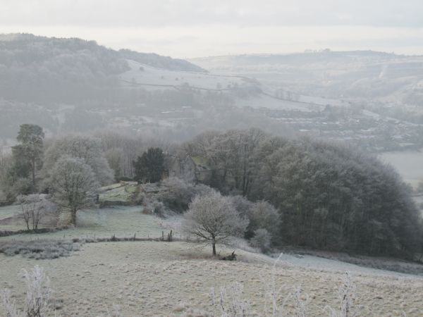 Derwent Valley in the frost